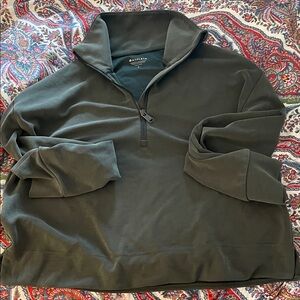 Cropped Olive Green Athleta Quarter Zip